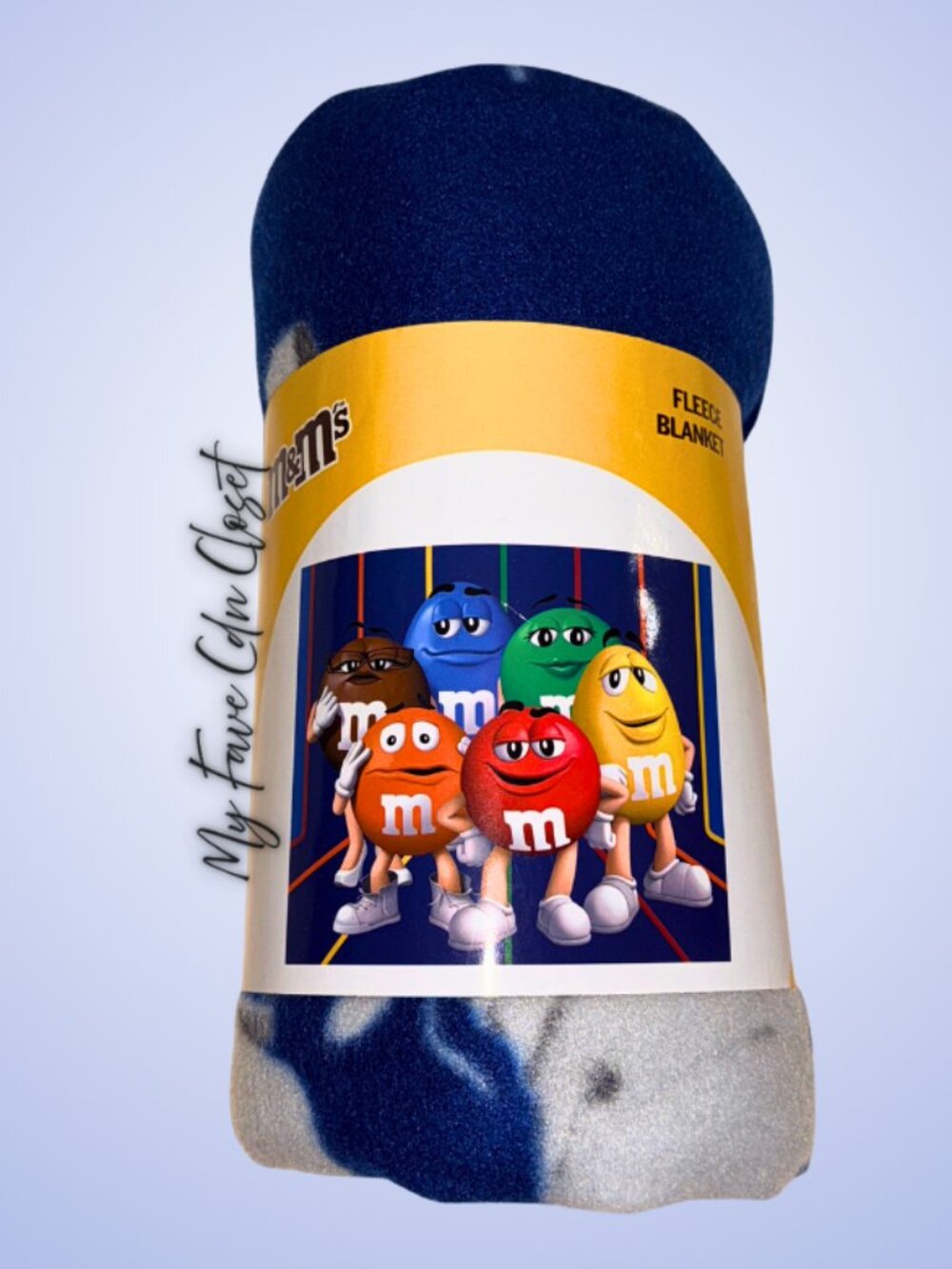 NWT M&M World Fleece Blanket